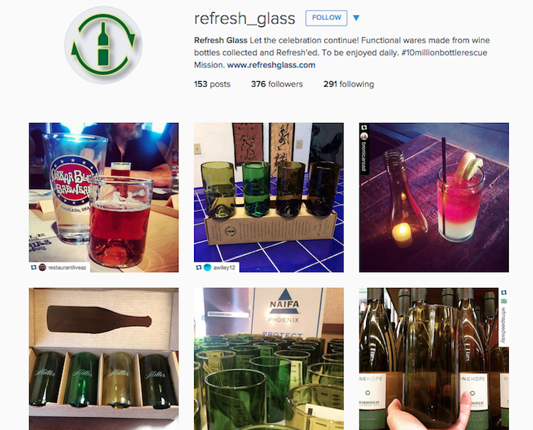 Refresh Glass Instagram