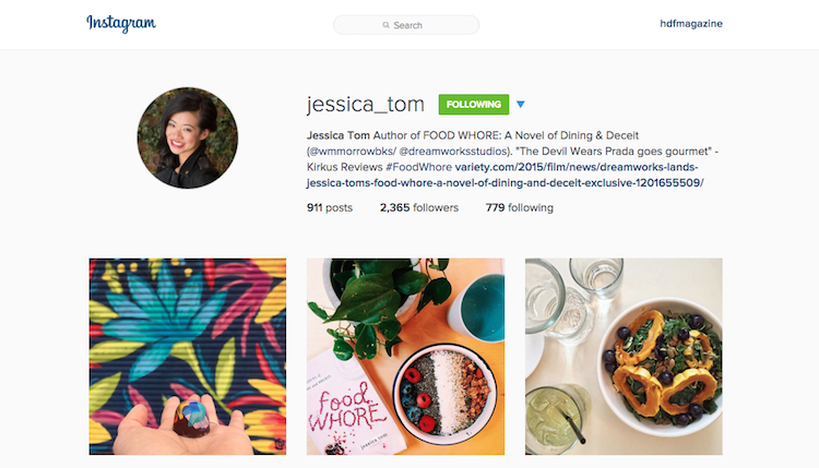Jessica Tom Instagram